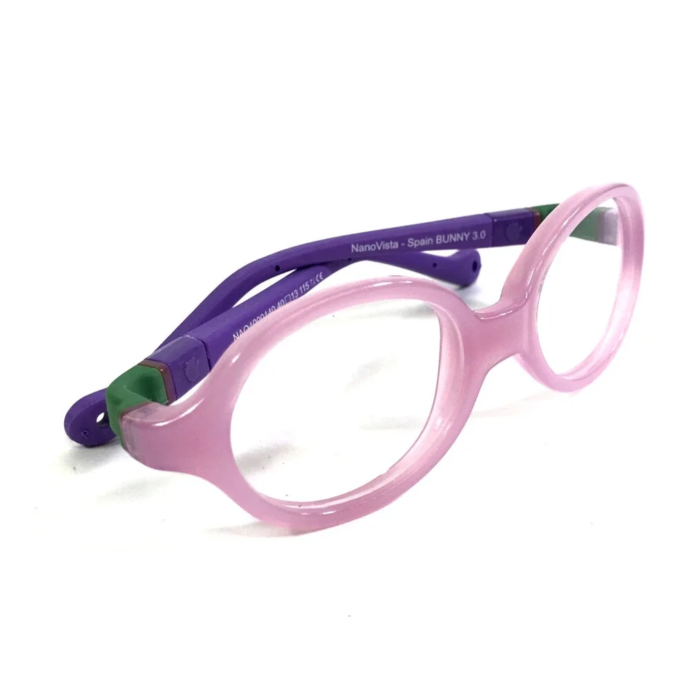 Nano Vista Eyeglasses Frames BUNNY 3.0 NAO4000140 Purple Rubberized 40-13-115